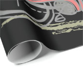 Cute Bunny Rabbit on Bike Cycling Bicycle Cadeaupapier (Rol Hoek)