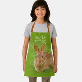 Cute Bunny Rabbit op de Golf Green Schort (Insitu)