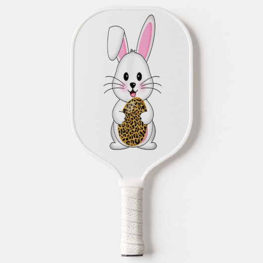 Cute Bunny Rabbit Padde Pickleball | Cute Itém Pickleball Paddle (Voorkant)