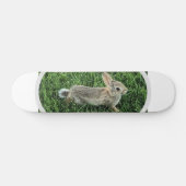 Cute Bunny Rabbit Persoonlijk Skateboard (Horizontaal)