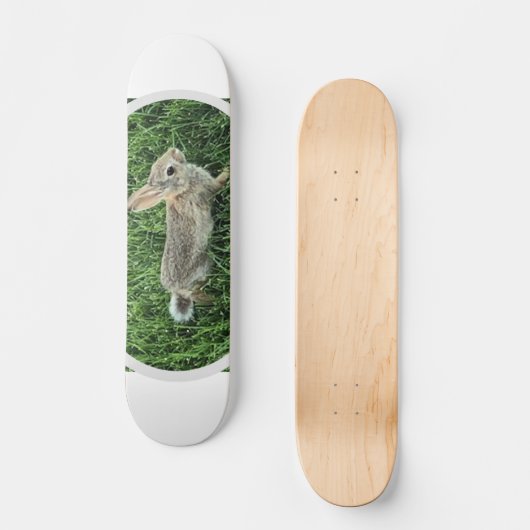 Cute Bunny Rabbit Persoonlijk Skateboard (Voorkant)