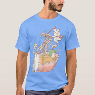 Cute Bunny Rabbit Ramen Noodle Soup Anime Kawaii A T-shirt
