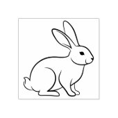 Cute Bunny Rabbit Rubberstempel (Afrduk)