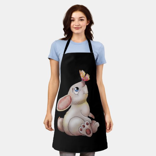 Cute Bunny Rabbit Schort (Gedragen)