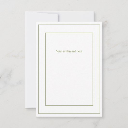 Cute Bunny Rabbit Simple Bedankt Card (Achterkant)