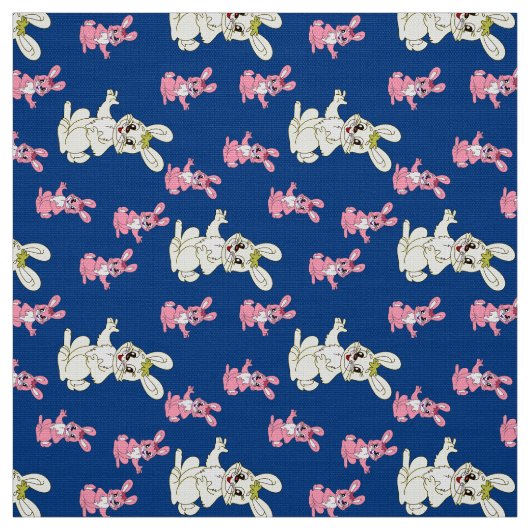 Cute Bunny Rabbit Stof (Swatch)