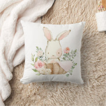 Cute Bunny Rabbit Waterverf Nursery