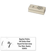 Cute bunny rabbit, zittend met wortelcartoon rubberstempel (Gestempeld)