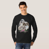 Cute Bunny Rabbits Bunny Mom Bunny Easter Spring T-shirt (Voorkant volledig)