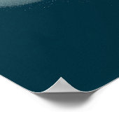 Cute Bunny Reading on Cloud Nursery Bedtime Poster (Hoek)