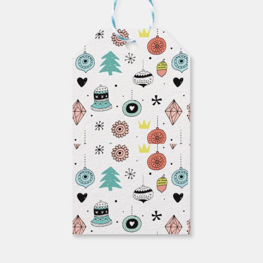 Cute bunny retro green cadeaulabel (Achterkant)