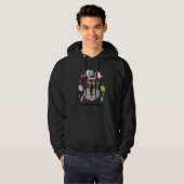 Cute Bunny Schnauzer Dog Face Easter Eggs Easter D Hoodie (Voorkant volledig)