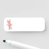 Cute Bunny School Name Label – Kids Back to School Naamplaatje (In situ)