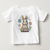 Cute bunny shirt for your kid (Voorkant)