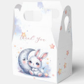 cute bunny sitting on the moon bedankdoosjes (Open)