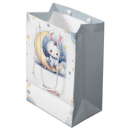 cute bunny sitting on the moon medium cadeauzakje
