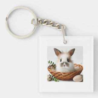 Cute Bunny Sleutelhanger