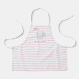 Cute Bunny - Specialized Pink Striped Kinderen Schort