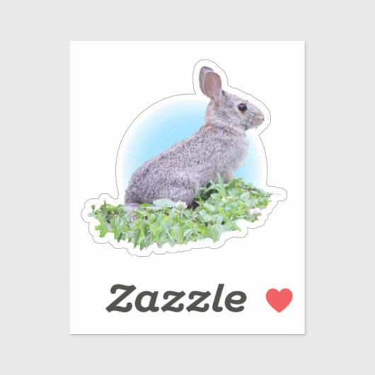 Cute Bunny Sticker (Vel)
