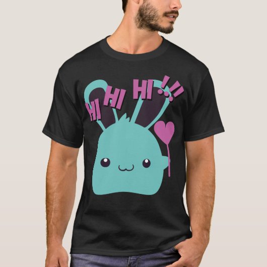 Cute bunny t-shirt (Voorkant)