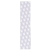 Cute Bunny Table Runner Korte Tafelloper (Voorkant)