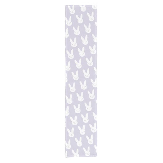 Cute Bunny Table Runner Korte Tafelloper (Voorkant)