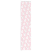 Cute Bunny Table Runner Korte Tafelloper (Voorkant)