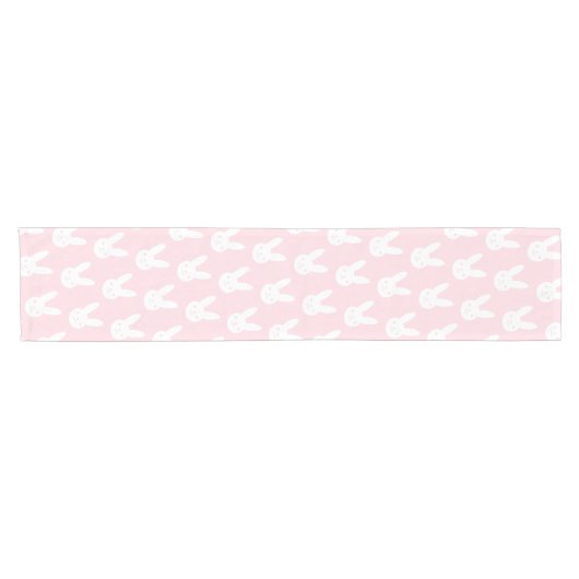 Cute Bunny Table Runner Korte Tafelloper (Horizontaal)