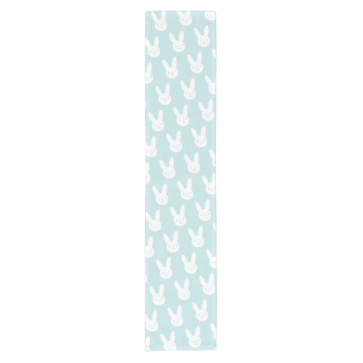Cute Bunny Table Runner Korte Tafelloper (Voorkant)