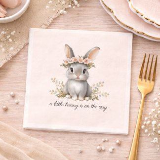 Cute Bunny Thema Geslacht Neutrale Baby Shower Servet