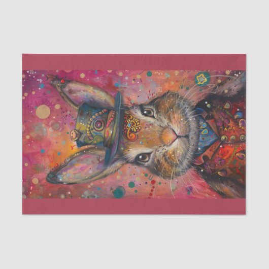 Cute Bunny Tissuepapier (Voorkant)