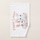 Cute Bunny Towel Bad Handdoek (Handdoek)