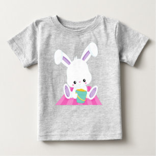 Cute Bunny, White Bunny, Baby Bunny, Beach Bucket