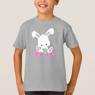 Cute Bunny, White Bunny, Baby Bunny, Beach Bucket T-shirt