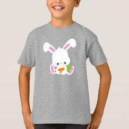 Cute Bunny, White Bunny, Little Bunny, Carrot T-shirt
