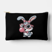 Cute Bunny with Glasses Blowing Bubble Gum Etui (Voorkant)