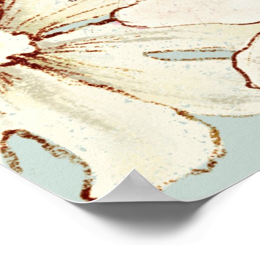 Cute Bunny Woodland Boy Welcome Baby shower Sign Poster (Hoek)