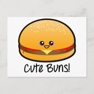 Cute Buns Briefkaart