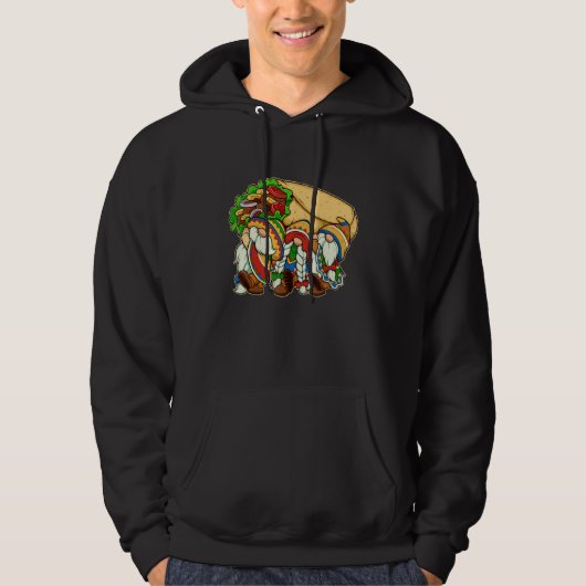 Cute  Burrito Gnomes  Cinco de Mayo  Mexican Hoodie (Voorkant)