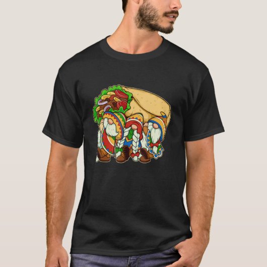 Cute  Burrito Gnomes  Cinco de Mayo  Mexican T-shirt (Voorkant)