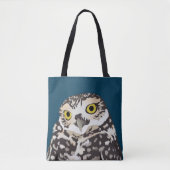 Cute Burroeping Owl Tote Bag (Voorkant)