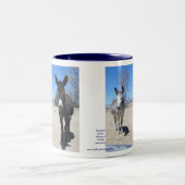Cute Burros Friendship Tweekleurige Koffiemok (Center)