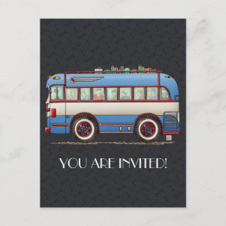 Cute Bus Tour Bus Kaart