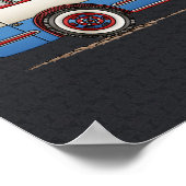 Cute Bus Tour Bus Poster (Hoek)