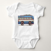 Cute Bus Tour Bus Romper (Voorkant)