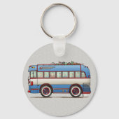 Cute Bus Tour Bus Sleutelhanger (Voorkant)