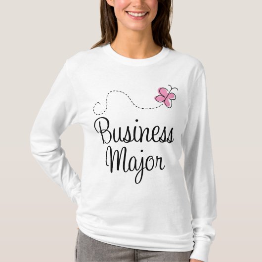 Cute Business Major T-shirt (Voorkant)