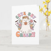 Cute but Creepy Halloween Kaart (Gele Bloem)