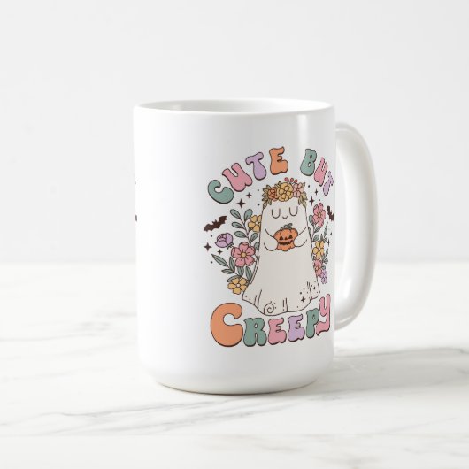 Cute but Creepy Halloween Koffiemok (Voorkant rechts)