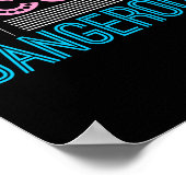 Cute but Dangerous Martial Arts Unicorn Poster (Hoek)